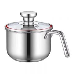 Stainless Steel Small Pot Food Grade Stainless Saucepan Multipurpose Pot with Steamer Basket