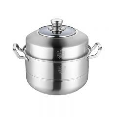 Stainless Steel thickened two-layer steamer