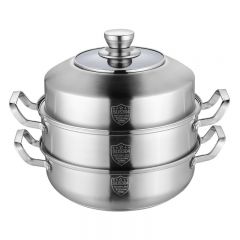 Stainless Steel multi-layer steamer food grade stainless steel kitchenware steam soup pot
