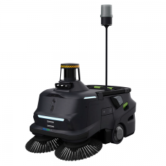 AI intelligent floor cleaning robot with a huge garbage bin capacity for inspection and cleaning. 24-hour all-weather response available.