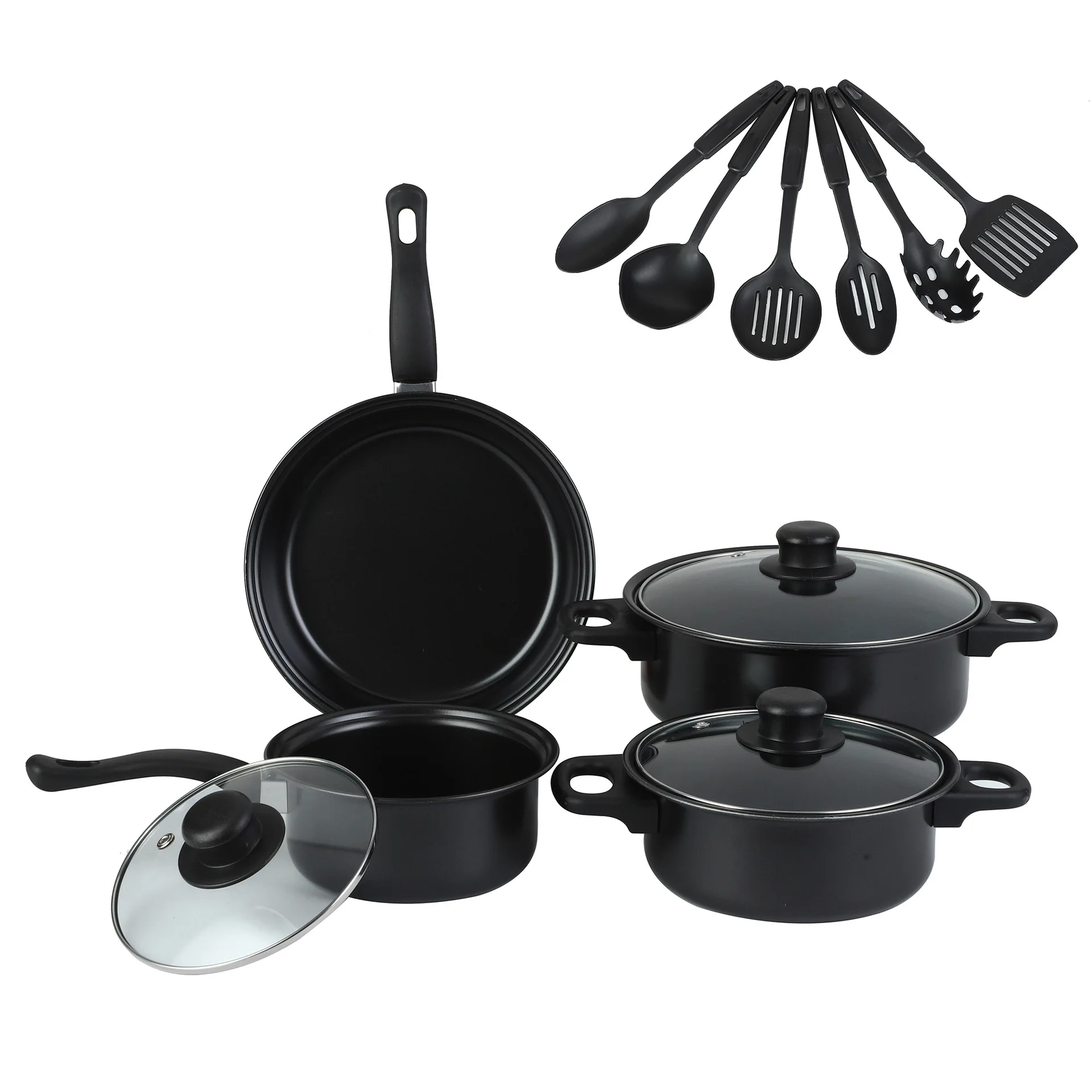 Hot Sale 13pcs Metal Cookware Set Ustensiles De Cuisine Induction Soup Pot Set Kitchenkware Juego De Ollas Sets Of Pots