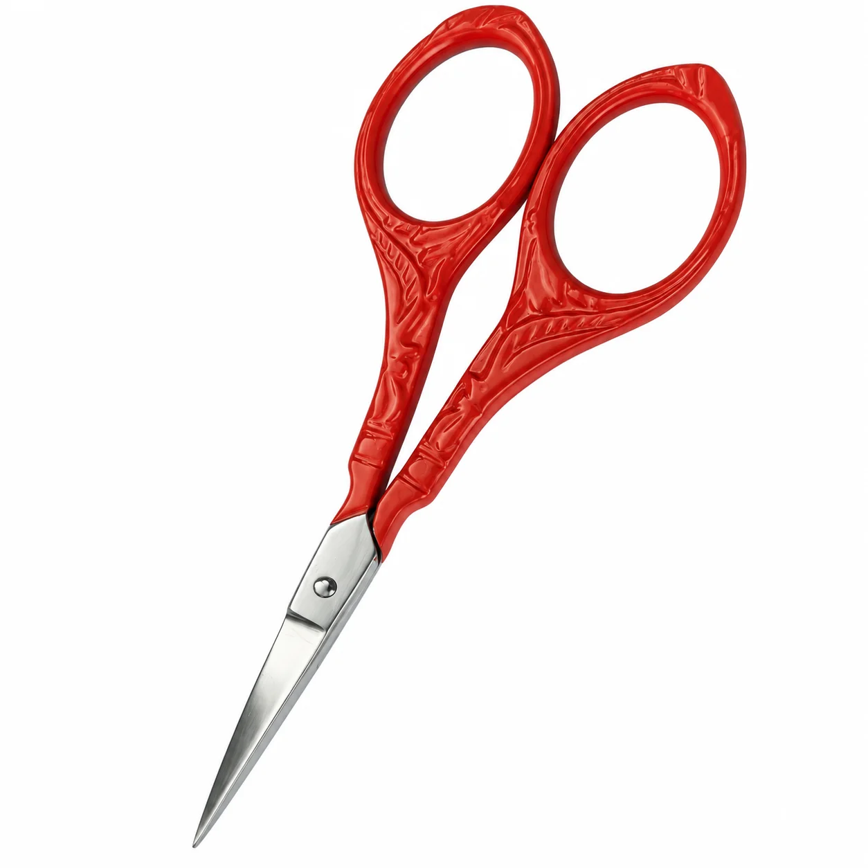 Hot Selling Stainless Steel Embroidery Scissors Burnt Orange Coated Handle Smooth Diy Sewing Needlework Thread Cutting Crafts