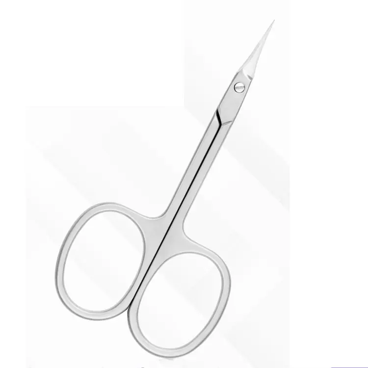 Premium Curved Stainless Steel Cuticle Scissors With Sharp Blades For Adults-manicure Pedicure &amp; Detailed Nail Grooming
