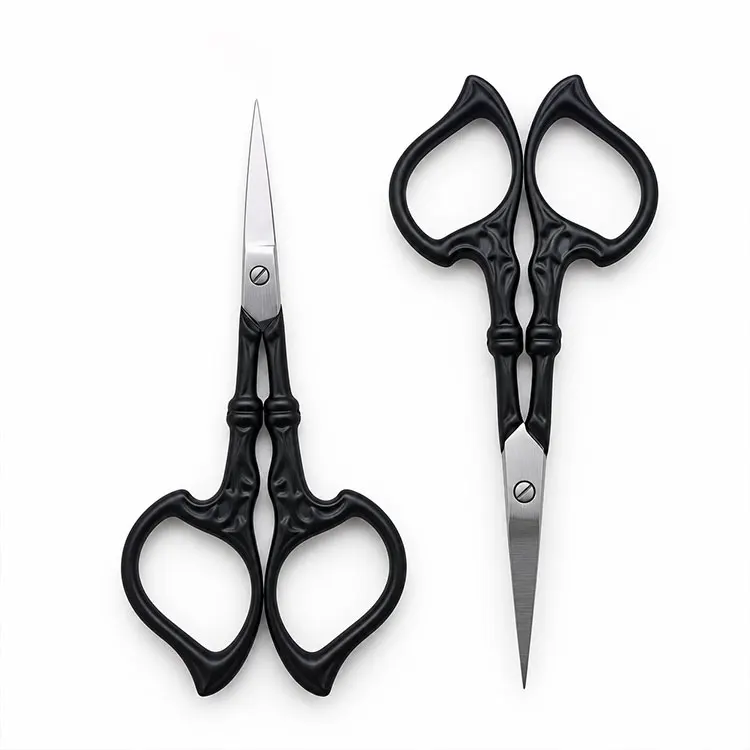 Wholesale Industrial Diy Stylish Stainless Steel Embroidery Scissors Sharp Blades For Sewing Thread Cutting Needlework Crafting