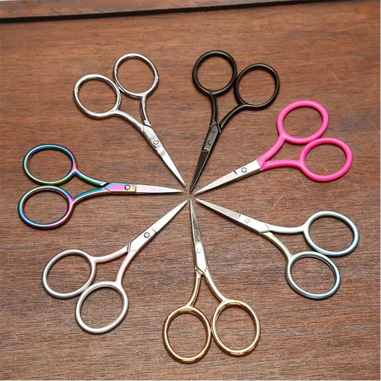 High Performance Stainless Steel 3.5 Inch Embroidery Scissors With Sharp Blades For Sewing Craft And Thread Cutting