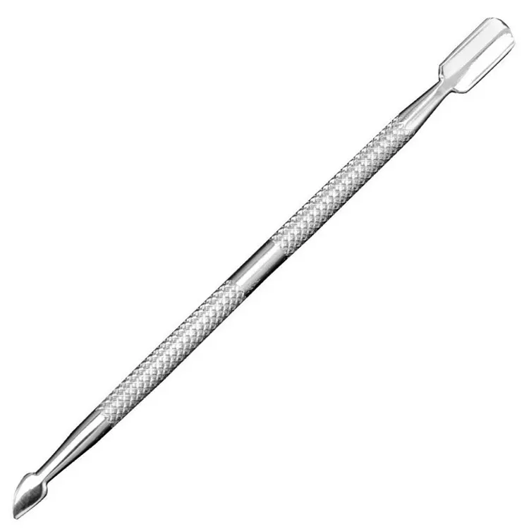 Wholesale High Quality Reusable Stainless Steel Double Head Cuticle Pusher For Professional Manicure Pedicure Nail Care