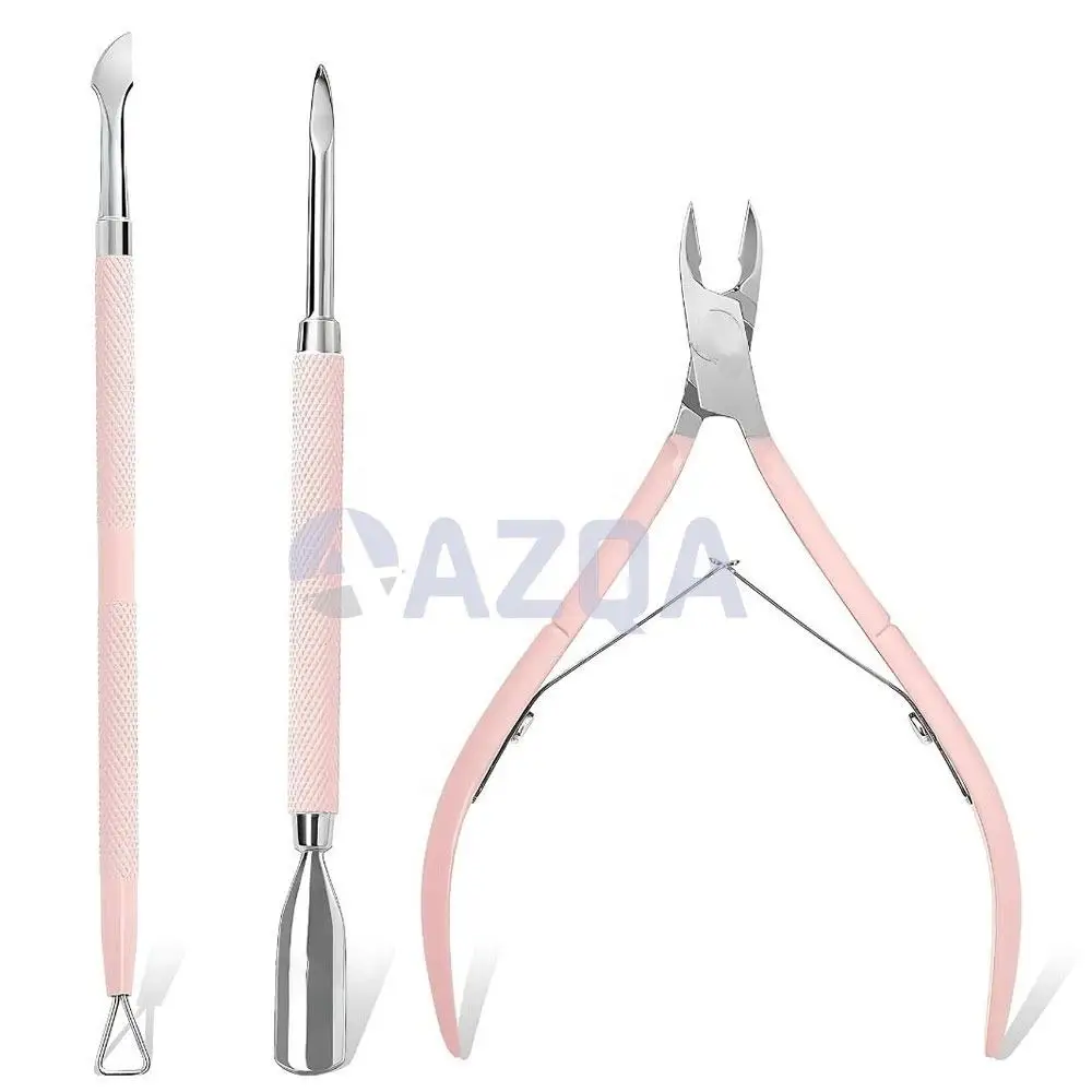 Wholesale High Quality Stainless Steel Cuticle Clipper And Pusher Set For Smooth Clean Nails Professional Manicure Care
