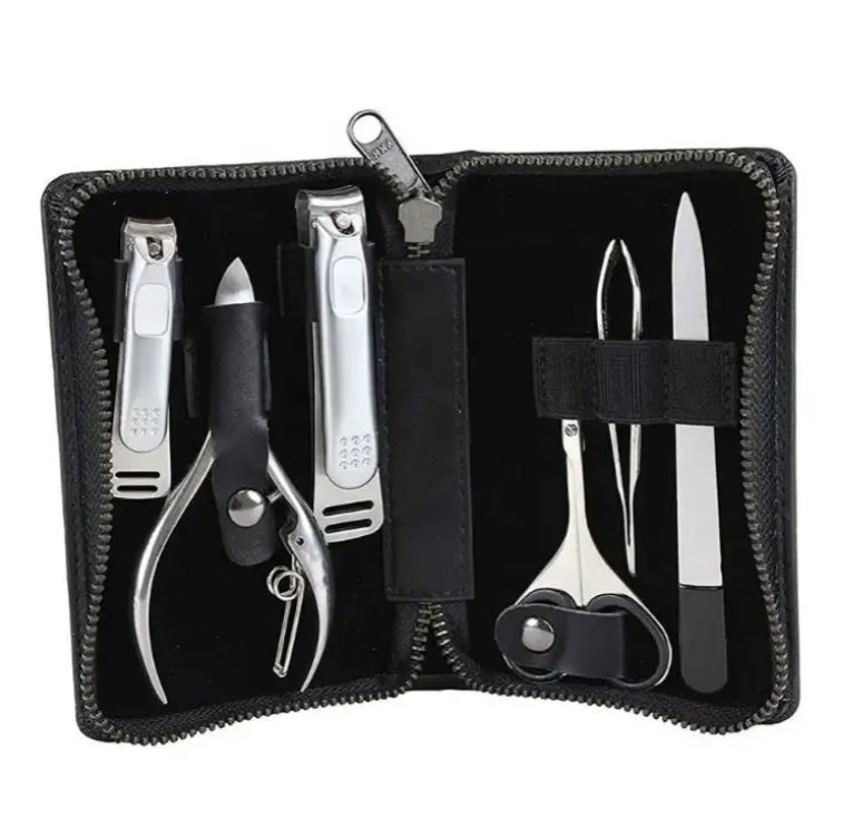 High Quality Professional Manicure Pedicure Kit Grooming Set With Luxurious Travel Case For Men And Women