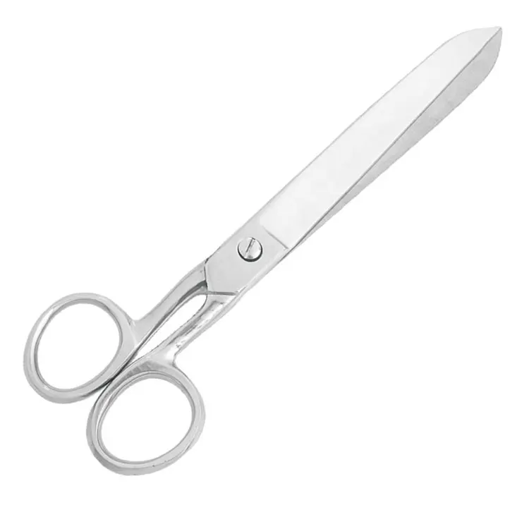 Stainless Steel Professional Heavy Duty Embroidery Scissors Sharp Blades Zinc Alloy Handle For Fabric Cutting Sewing Garment