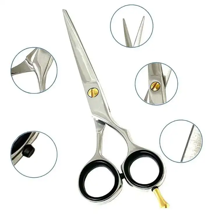 Wholesale Stainless Steel Hair Scissors Professional Hairdressing Shears High Quality Barber Hair Cutting Tools