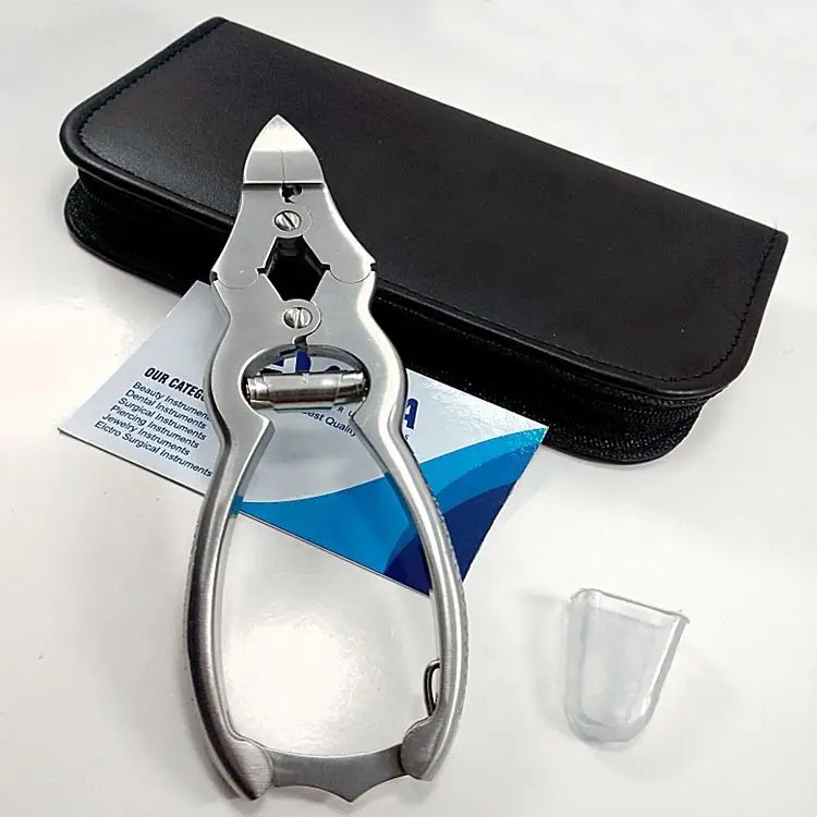 Wholesale Heavy Duty Double Action Toenail Nipper For Thick Nails Foot Care Stainless Steel Nail Cutter Professional Use