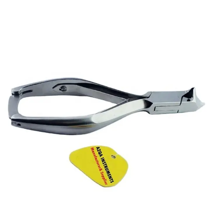 Stainless Steel Heavy Duty Moon Shape Toenail Nipper With Curved Cutting Jaw For Ingrown Nail Trimming And Foot Care