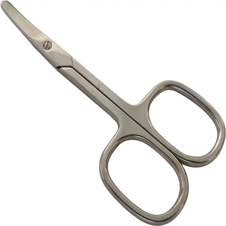 Stainless Steel Baby Nail Scissors With Curved Blades And Round Tips For Infant Newborn And Child Nail Care