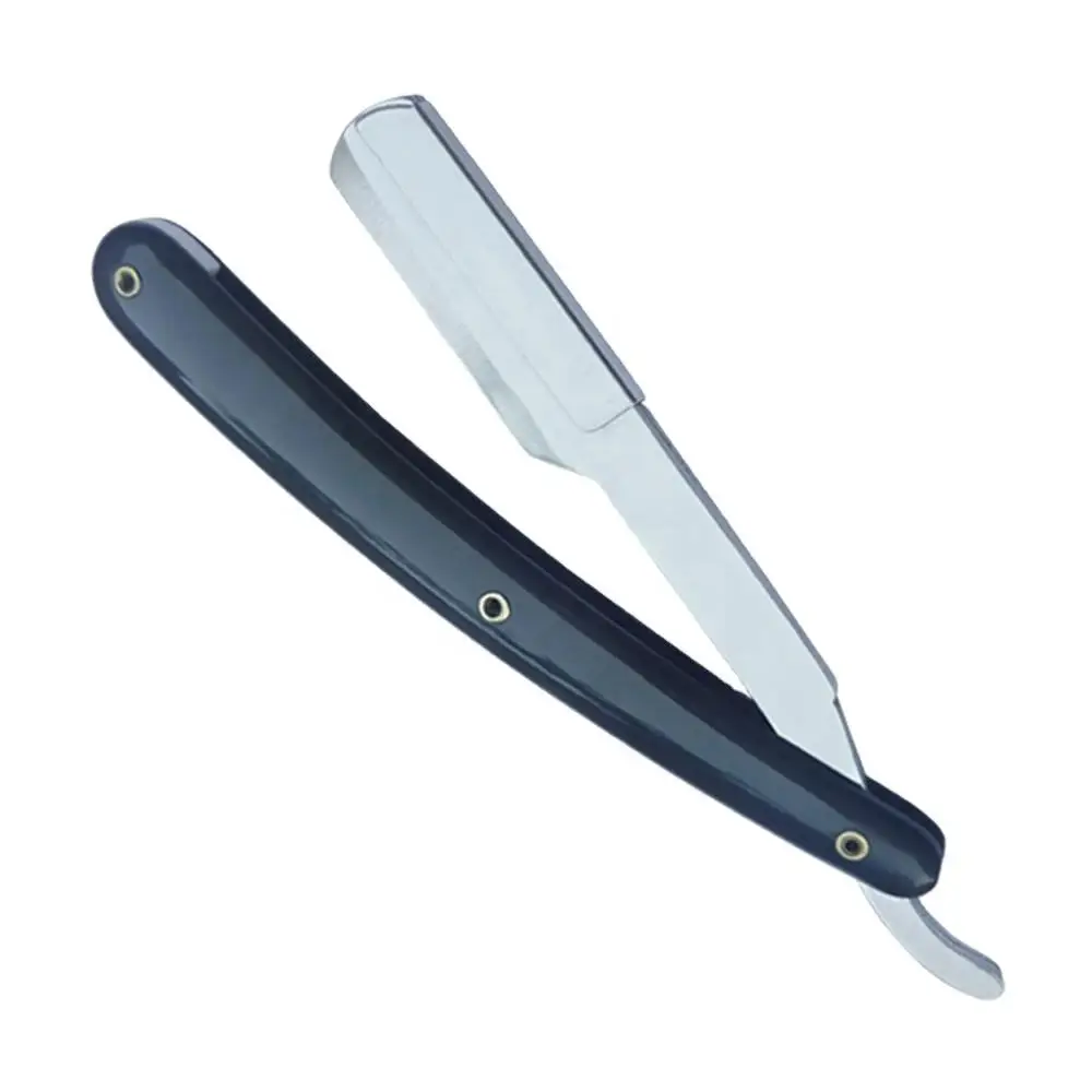 Wholesale Stainless Steel Sharp Blade Folding Barber Razor Shaving Knife Straight Edge Beard Grooming Salon Person For Men