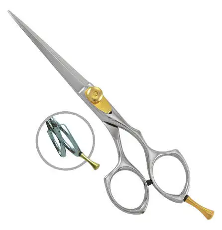 High Quality Barber Hair Cutting Scissors Hairdressing Shears With Adjustable Screw And Finger Rest Made In Pakistan