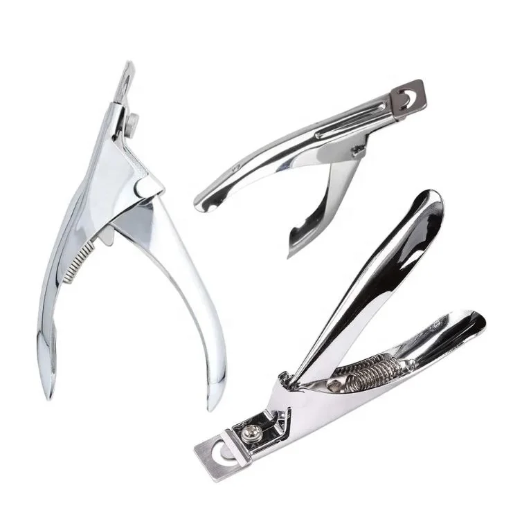 Stainless Steel Acrylic Nail Cutter With Sharp Cutting Blade For Artificial Nail Trimming And Professional Manicure
