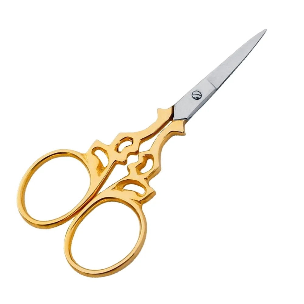 Wholesale Thread Cutting Scissors Stork Embroidery Scissors Half Gold Embroidery Scissors All Color Available