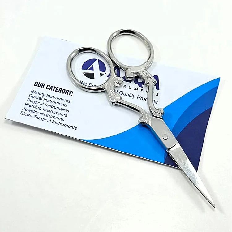 Premium Stainless Steel Embroidery Scissors Household Sewing Tool For Thread Cutting And Diy Needlework Projects