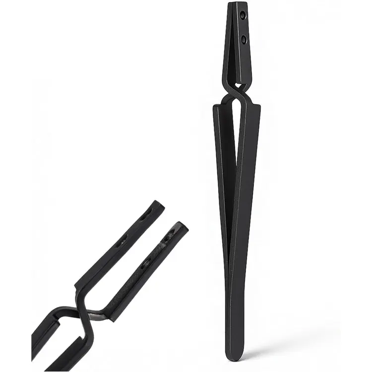 Stainless Steel Self Retaining Tweezers Professional Body Piercing Diy Tool For Holding 2 Mm And Larger Body Jewelry Balls