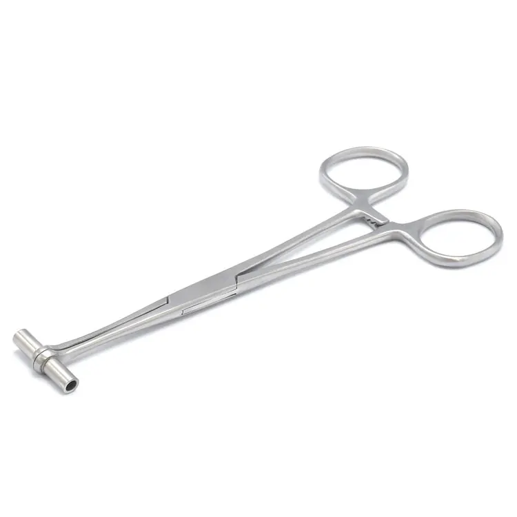 Stainless Steel 6 Inch Tunnel Septum Forceps For Body Jewelry Placement And Professional Body Piercing