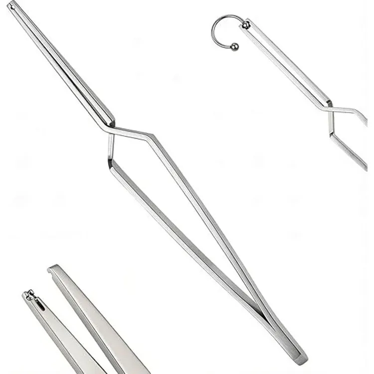 Stainless Steel Piercing Taper Ball Grabber Tool For Body Jewelry Installation And Professional Body Piercing