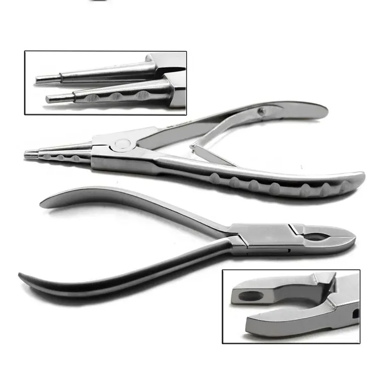 High Quality Stainless Steel Ring Opening And Closing Pliers Set For Body Piercing Ring Adjustment And Repair