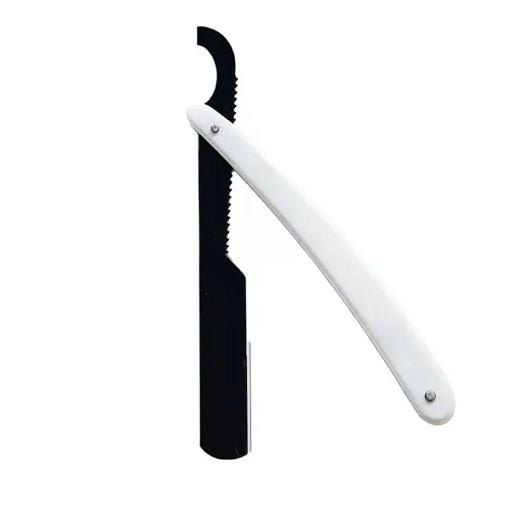 Stylish Mens Shaver Razor With Plastic Handle Blade Holder German Stainless Steel Barber Shaving Razor