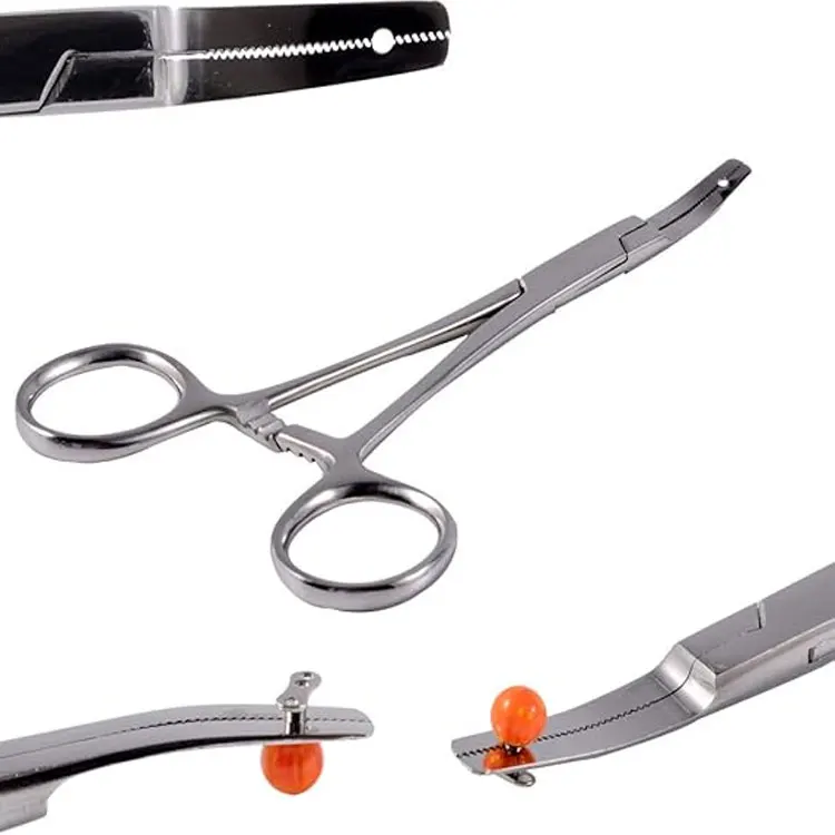 Stainless Steel Dermal Anchor Holding Tool For Professional Body Piercing Anchor Placement And Removal