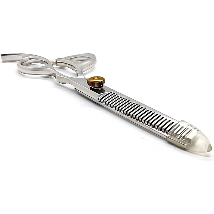 Stainless Steel 28 Teeth Barber Hair Thinning Scissors With Adjustable Tension Screw Right-handed For Professional Hairdressing