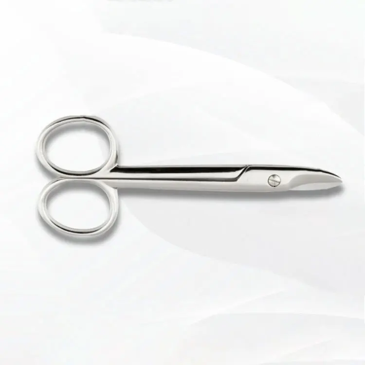 Wholesale Stainless Steel Straight Portable Heavy Duty Toenail Scissors For Thick And Ingrown Nails Professional Foot Care