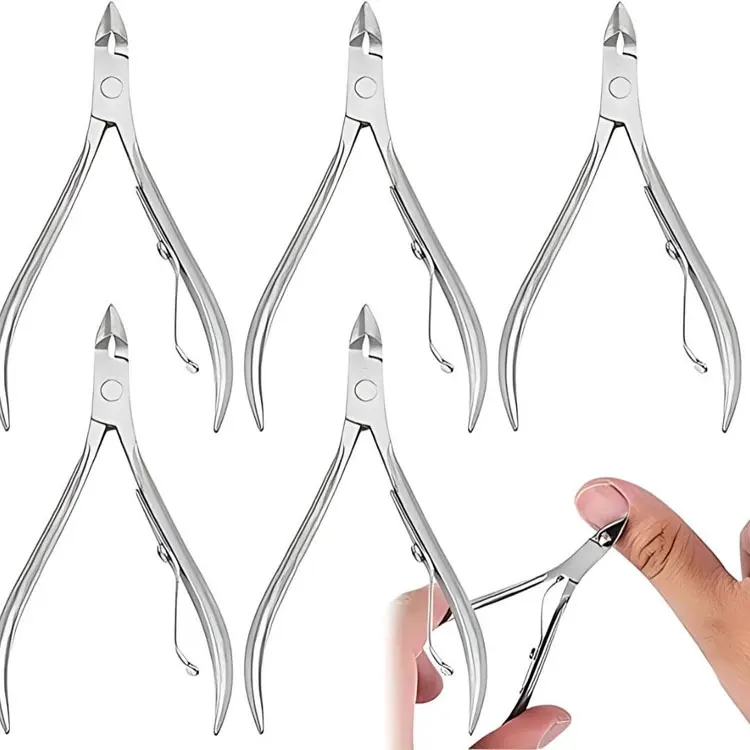 Premium Stainless Steel Lap Joint Cuticle Nipper With Single Spring And Sharp Precision Cutting Blades