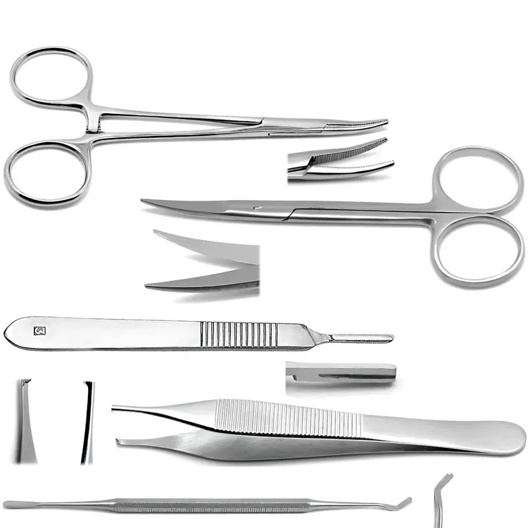 Professional Stainless Steel Podiatry Toenail Surgery Instrument Set For Chiropody Foot Care And Nail Treatment