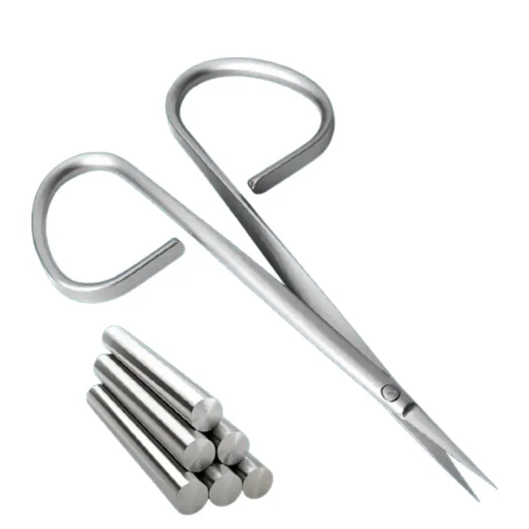 Stainless Steel Cuticle Scissors With Bristle Card Packing Professional Manicure And Nail Grooming Tool