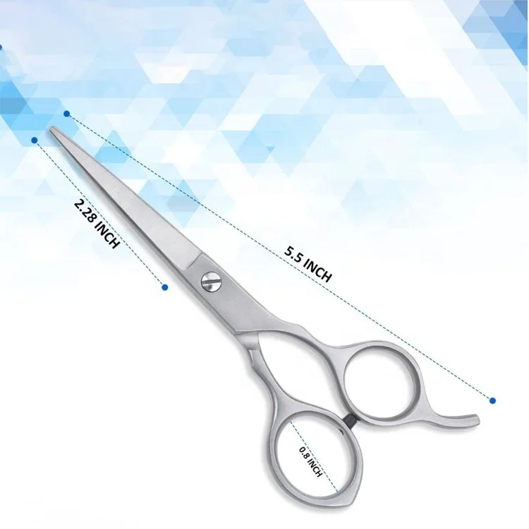 Premium Quality Stainless Steel Barber Hair Cutting Scissors 5.5 Inch Professional Salon Hairdressing Shears Grooming Tool