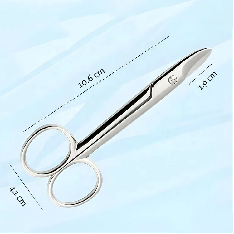 Stainless Steel Toenail Scissors Heavy Duty Precision Nail Trimming Tool For Thick Nails Manicure Pedicure Use