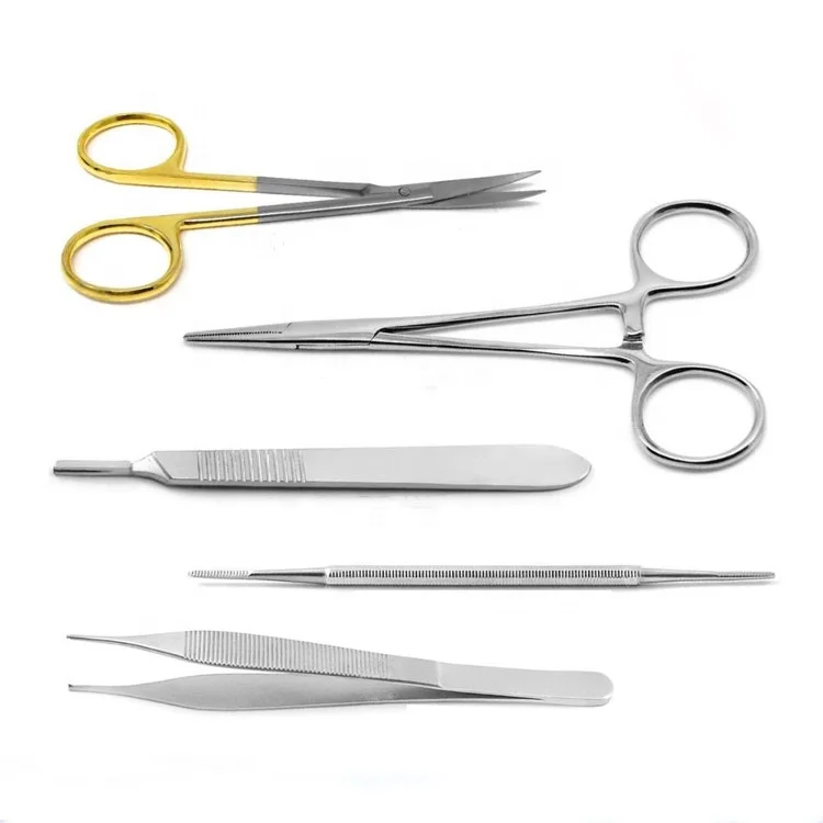 Stainless Steel Podiatry Chiropody Instrument Kit Professional Foot Care Tools Set For Nail Treatment And Pedicure