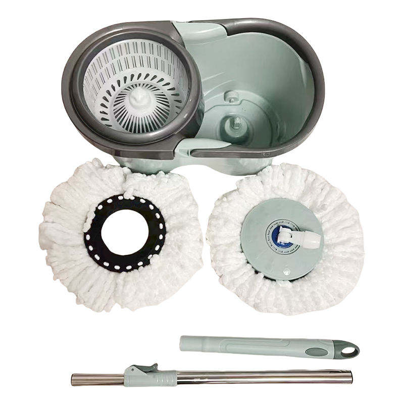 Super Eco-Friendly Household Floor Cleaning Mop Microfiber 360 Spin Cleaning Mop Set with Bucket