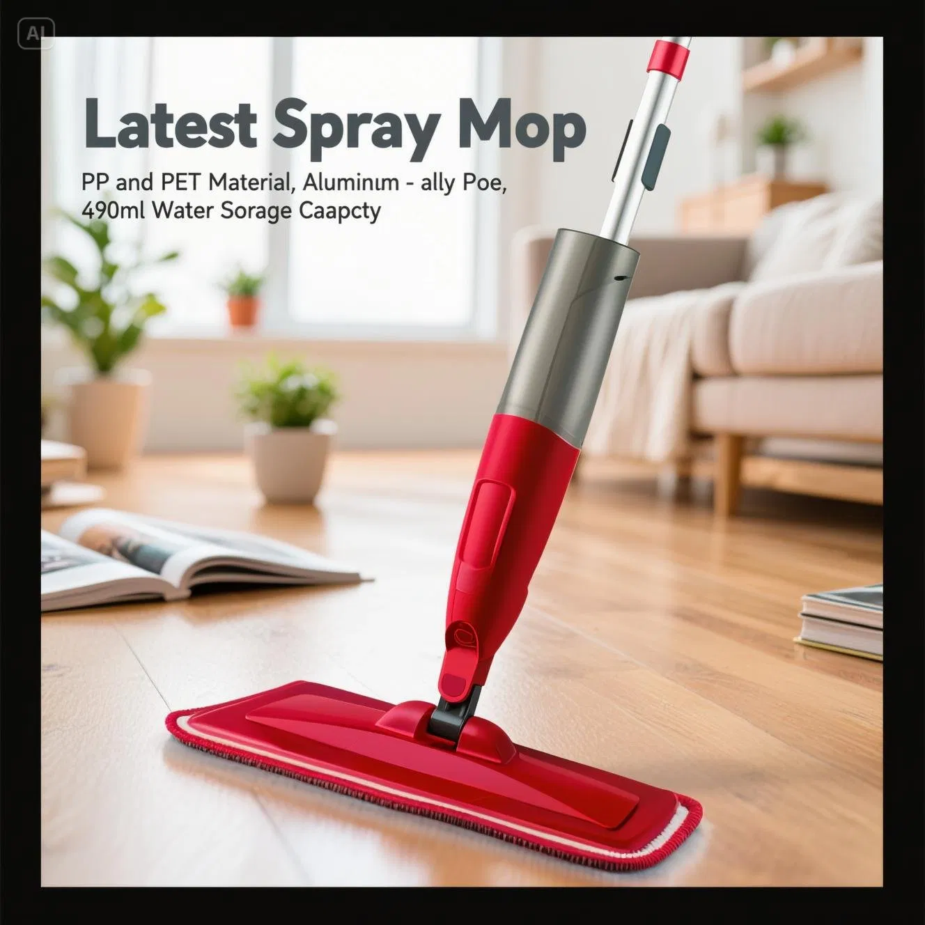PT18 Water Spray Mop Amazon Cross-Border E-Commerce Boutique Space Aluminum