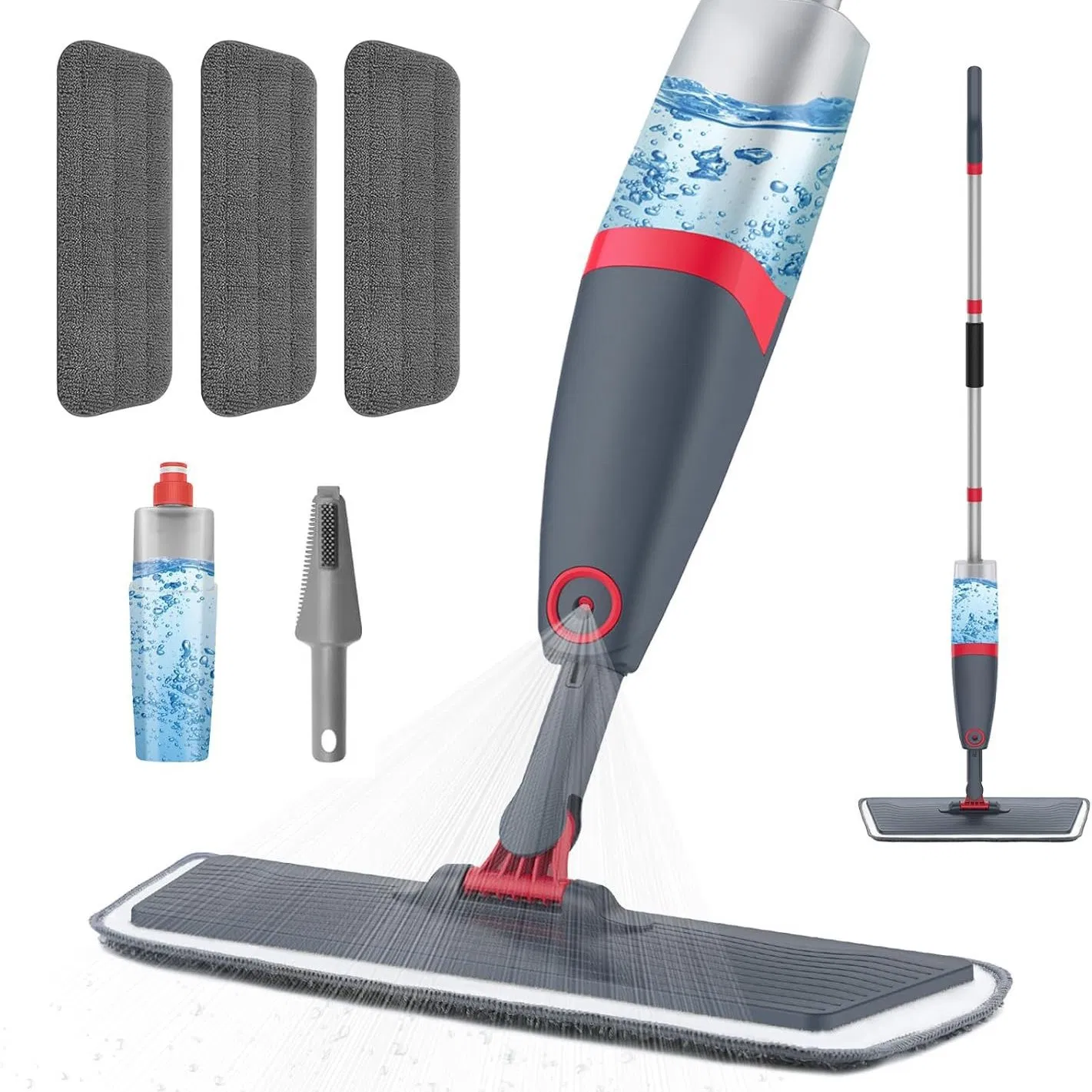 PT13 Amazon Cross-Border E-Commerce Dedicated to Wet and Dry Dual-Use 800ml Water Spray Mop