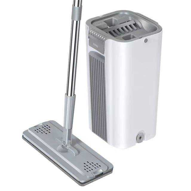 Versatile Household Floor Flat Mop and Bucket Set for Quick Cleaning