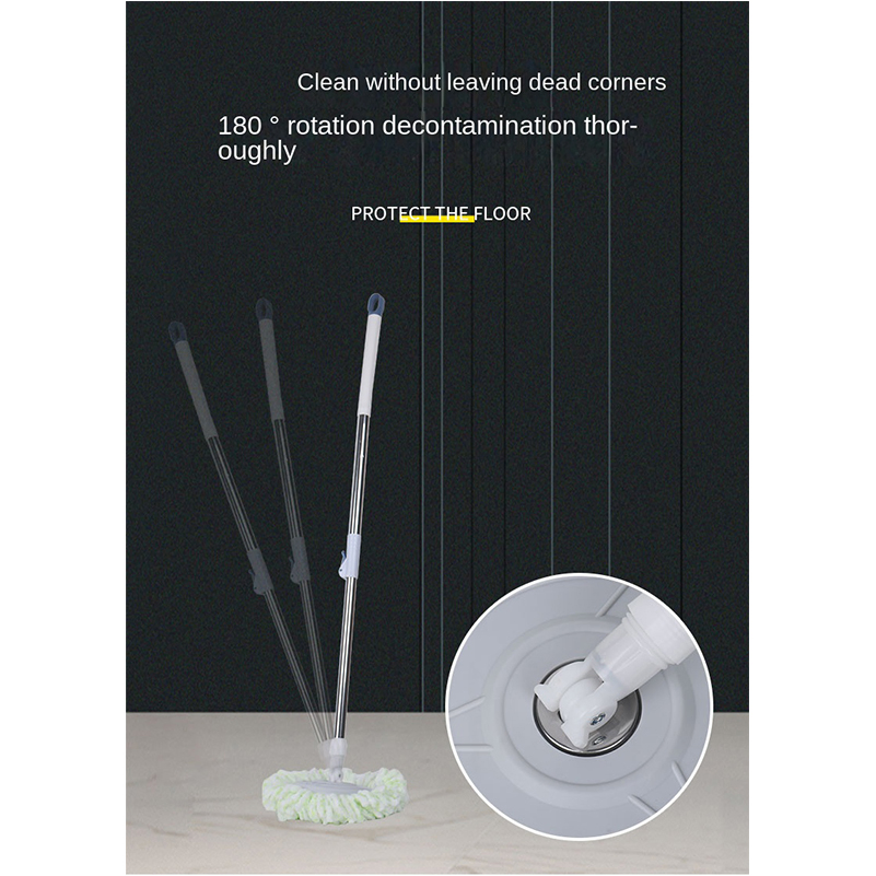 High Efficiency Double Turbine Spin Mop Hand Pressure Fast Rotation Mop