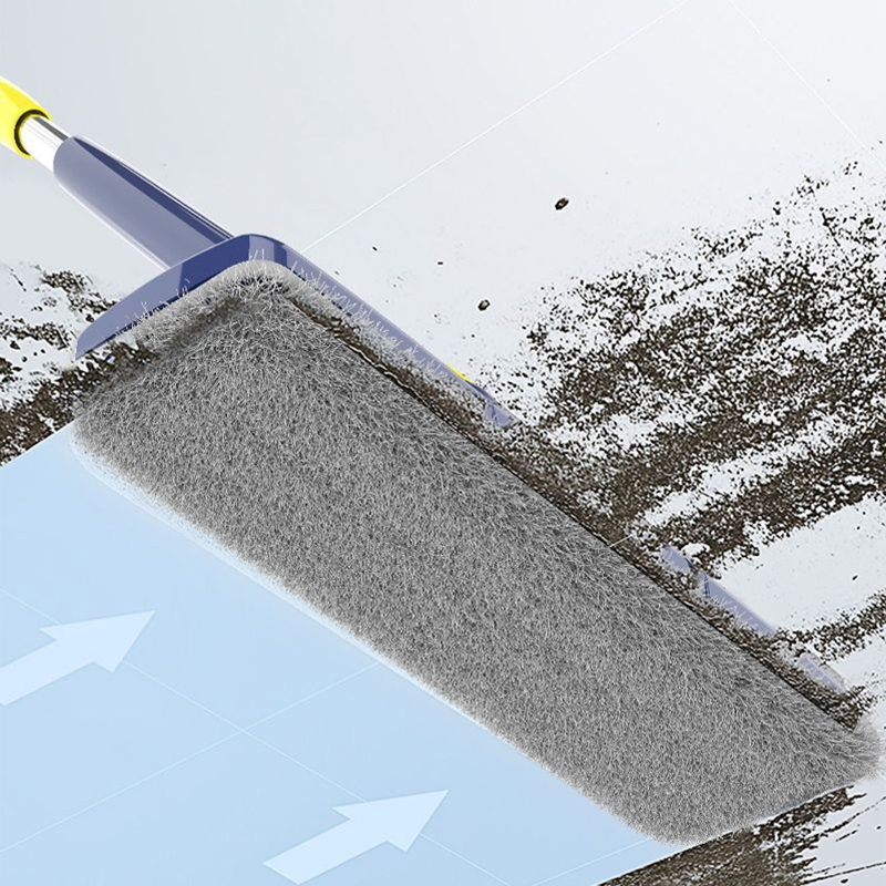 Home Cleaning Mop with Hook Suspension and Adjustable Stainless Steel Pole Mop