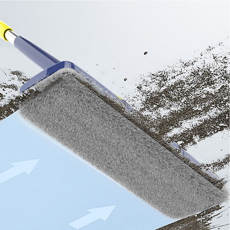 Space - Saving Flat Mop with Hook Suspension and Reusable Cleaning Pad Mop