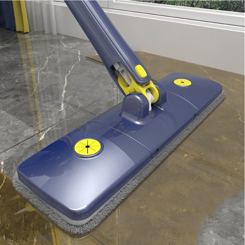 Space - Saving Mop with Hook Suspension and Flat Cleaning Head for Floors Mop