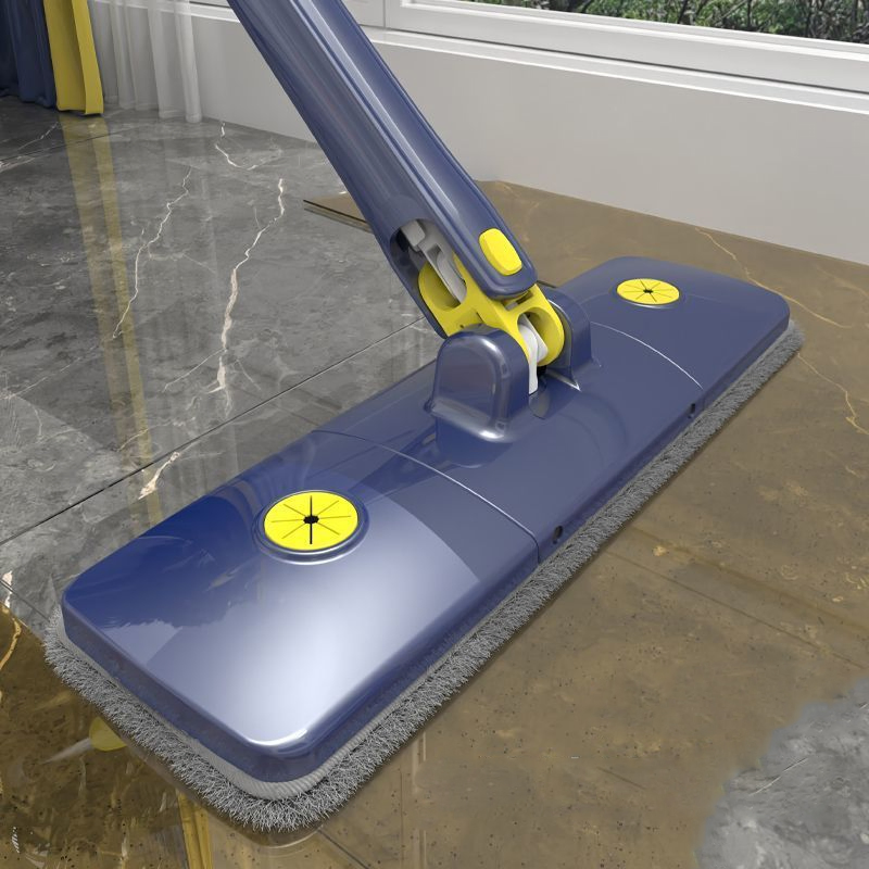 Non-Slip Handle Mop Hook Suspension Space Saving Microfiber Dry Wet Mop