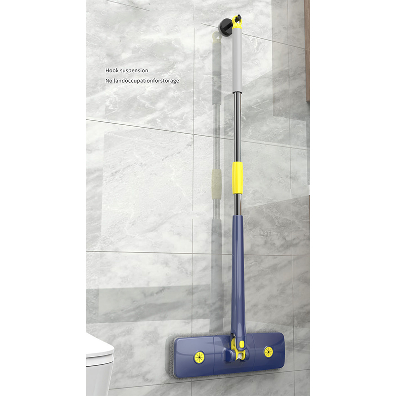 Space - Saving Mop with Hook Suspension and Adjustable Handle for Home Mop