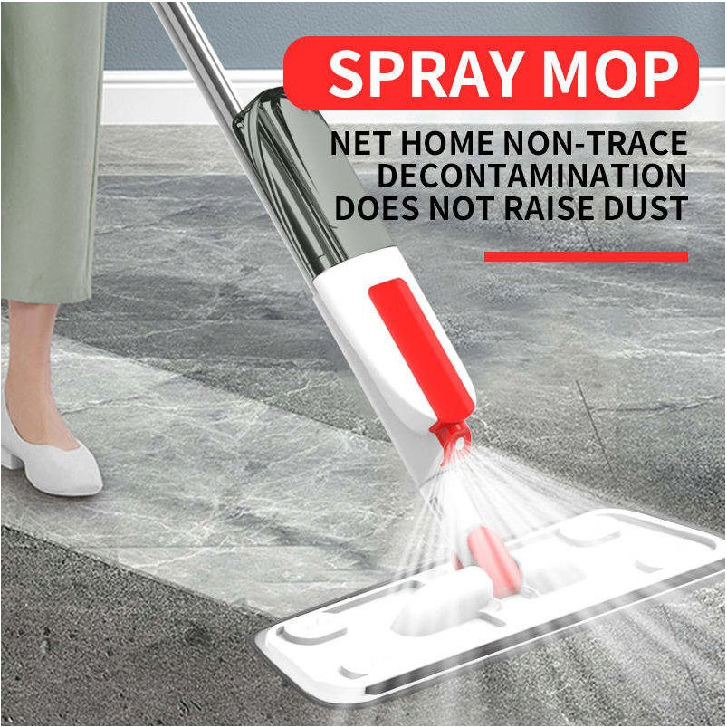 Durable Spray Mop Reusable Microfiber Pad Long - Lasting Home Cleaning Mop