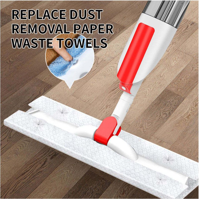 Adjustable Spray Nozzle Mop Microfiber Pad Precise Floor Cleaning Household Mop