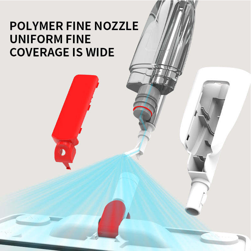 Kitchen Bathroom Spray Mop Microfiber Floor Cleaning Household Essential Mop