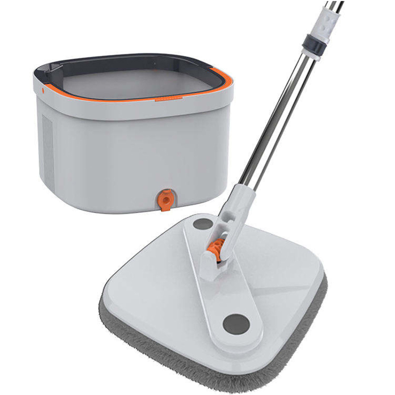 Spin Mop with Self - Cleaning Bucket Reusable Microfiber Mop